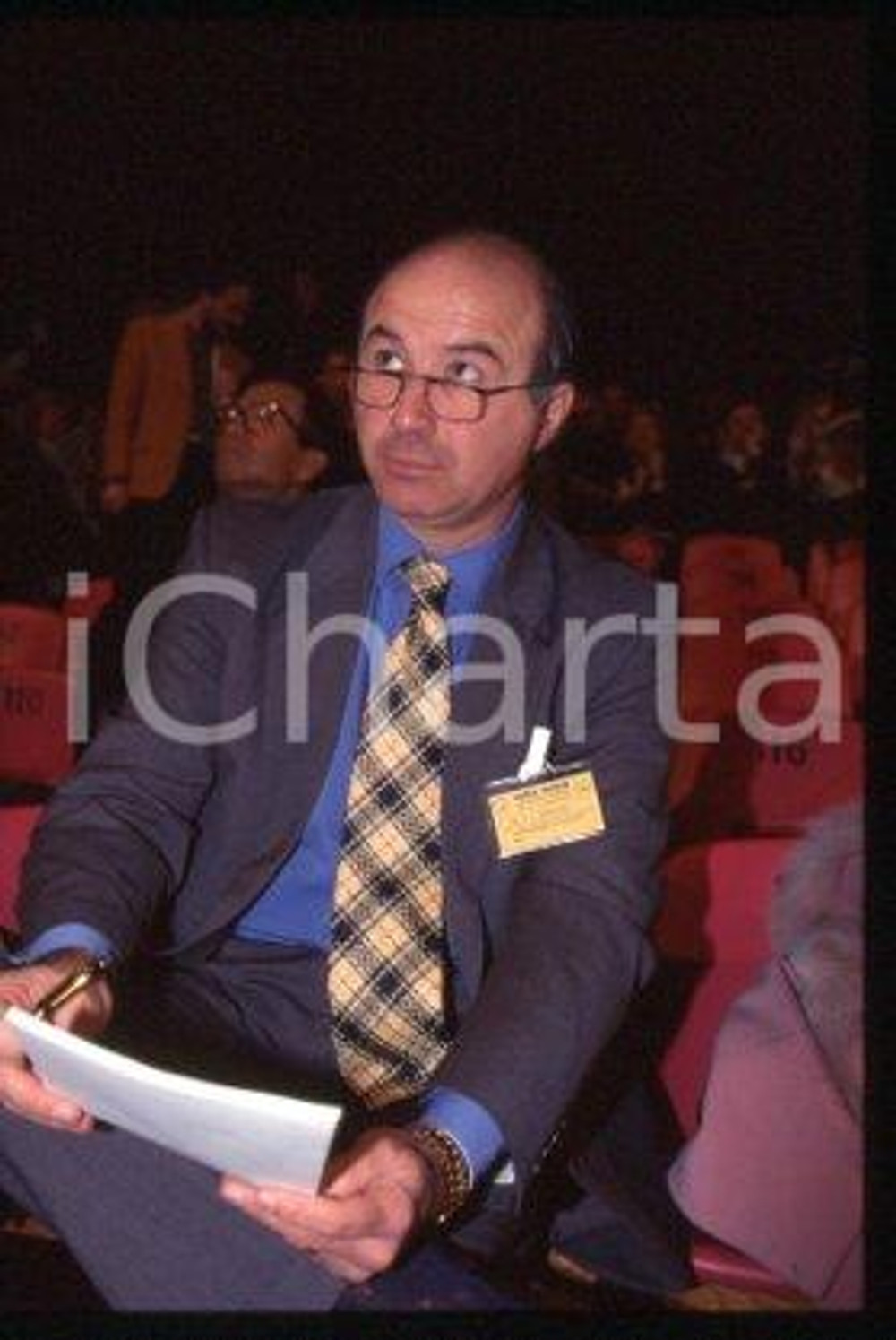 Gianfranco PETRICCA - ITALY Portrait of politician 1995 ca *35mm vintage slide 6