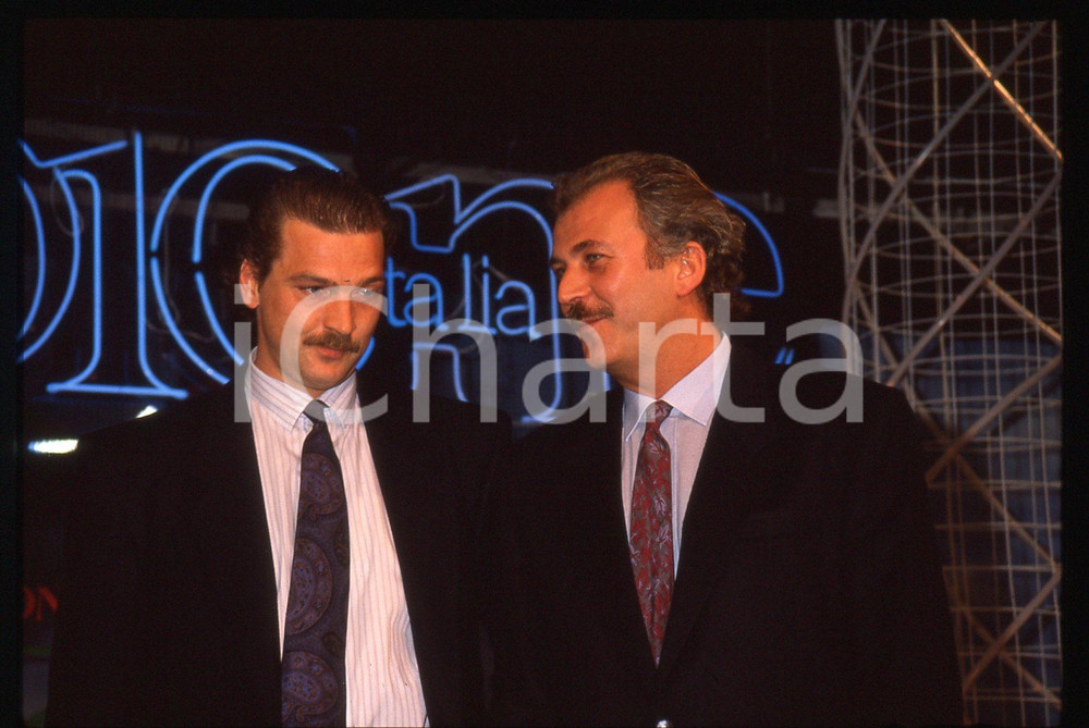 35mm vintage slide* 1989 CAMPIONE D'ITALIA - Stefano TACCONI e Marco PREDOLIN 2