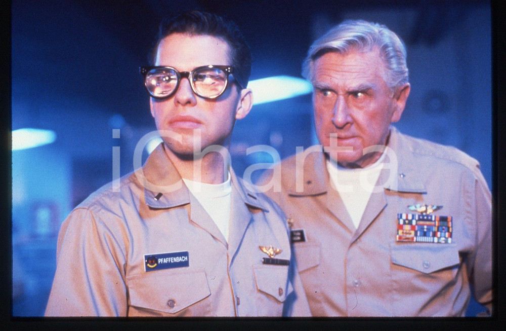 35mm vintage slide* 1991 HOT SHOTS! - Lloyd BRIDGES e Jon CRYER