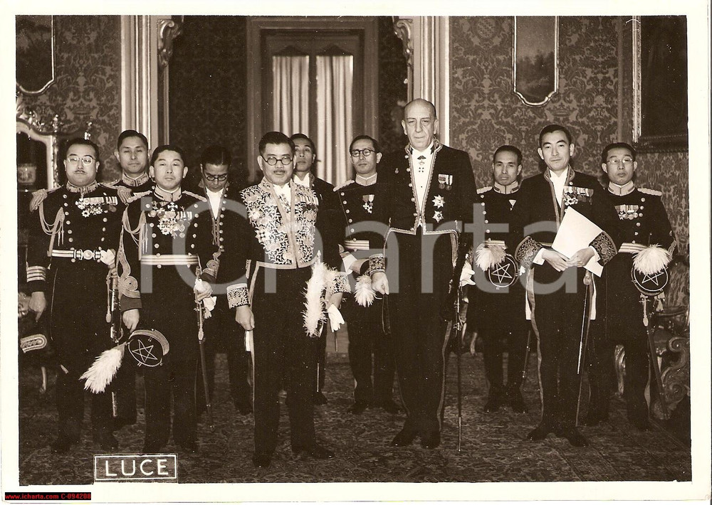 Fotografia d epoca originale 1939 Roma Japanese Ambassador EIJI AMAU, Giappone PHOTO 1