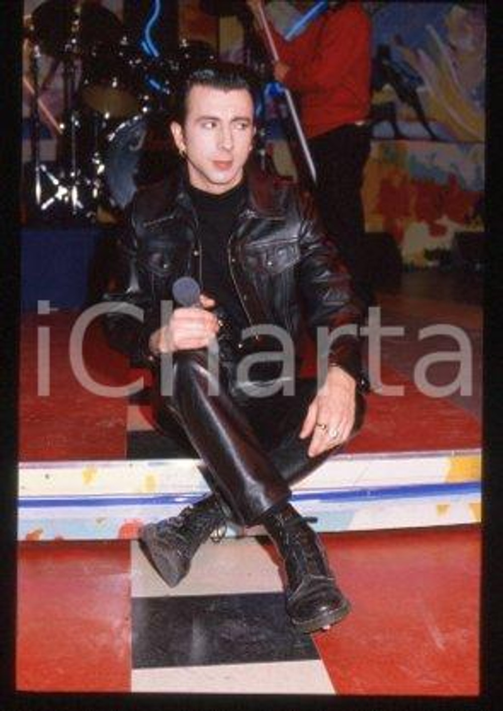 35mm vintage slide* 1990 ca MILAN Portrait of an English singer Marc ALMOND (14)