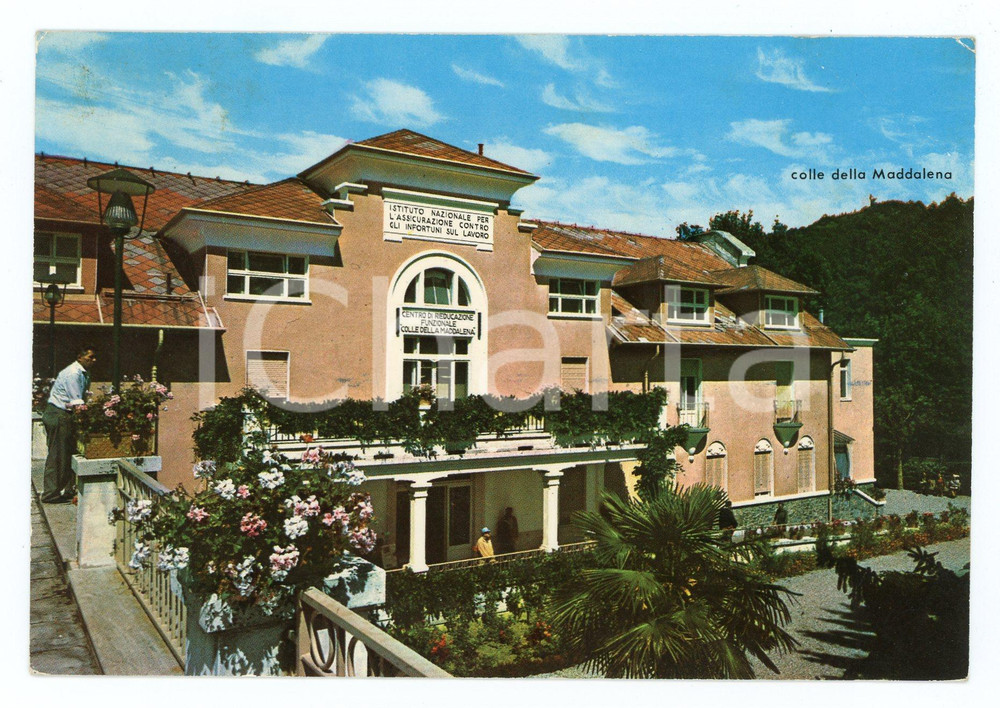 Cartolina originale da collezione 1970 TORINO Colle MADDALENA Centro Rieducazione Funzionale INAIL Cartolina FG VG 1