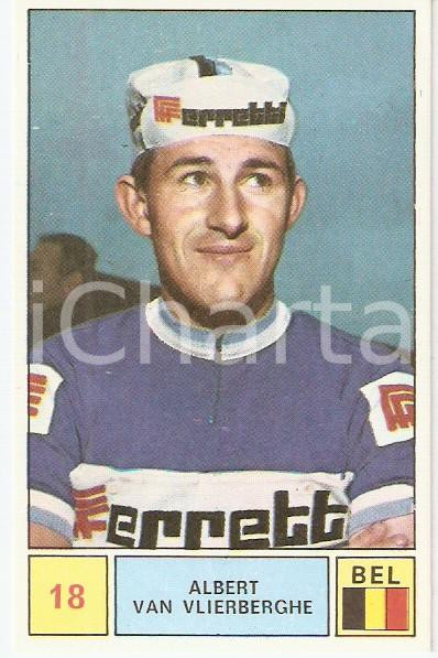 Oggetto da collezione cartaceo PANINI  SPRINT 1971 Figurina Albert VAN VLIERBERGHE 18 Ciclismo Sponsor ERRETTI 1