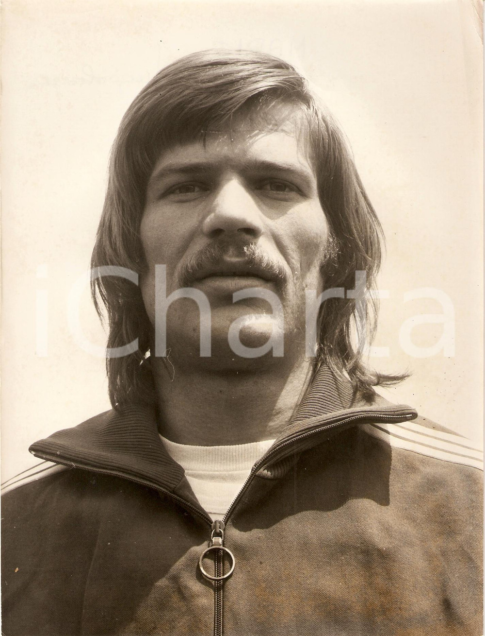 Fotografia d epoca originale 1974 JUGOSLAVIA Calcio NAZIONALE Enver MARIC portiere ritratto Fotografia 1
