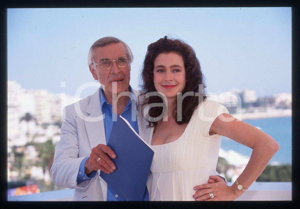 35mm vintage slide* 2000 FESTIVAL DI CANNES Sean YOUNG e Martin LANDAU Ritratto