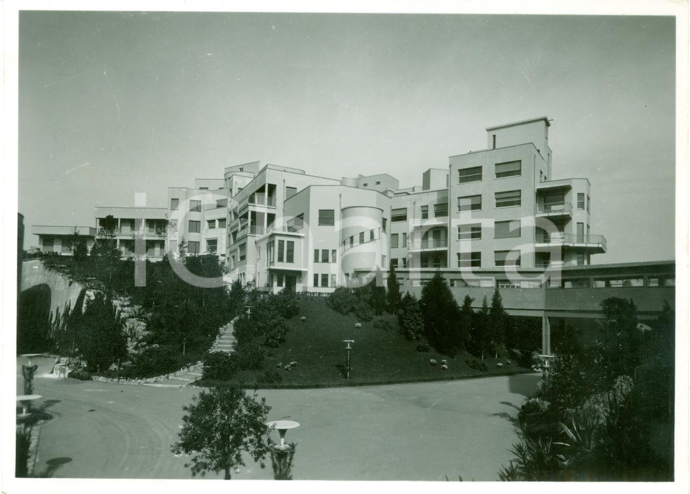 Fotografia d epoca originale 1938 GENOVA QUARTO Istituto Pediatrico GASLINI nuovi edifici Vera fotografia 1