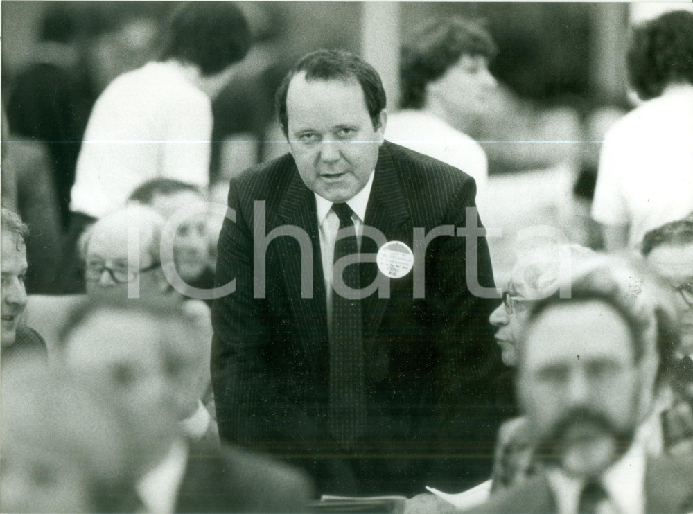 Fotografia d epoca originale 1985 ca BONN DE Bernhard WORMS nuovo leader della NRWCDU Fotografia 1