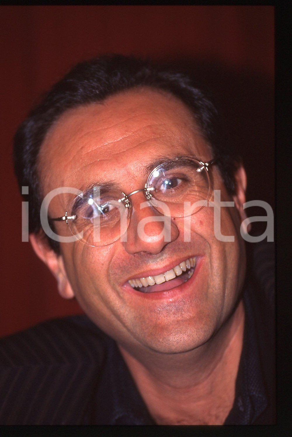 35mm vintage slide* 1997 MILANO Gino RIVIECCIO al Teatro Manzoni Ritratto (14)