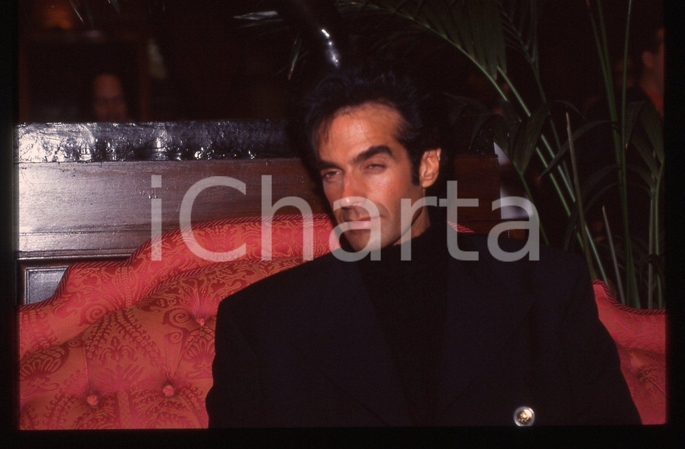 35mm vintage slide* 1995ca COSTUME David COPPERFIELD Ritratto illusionista 7