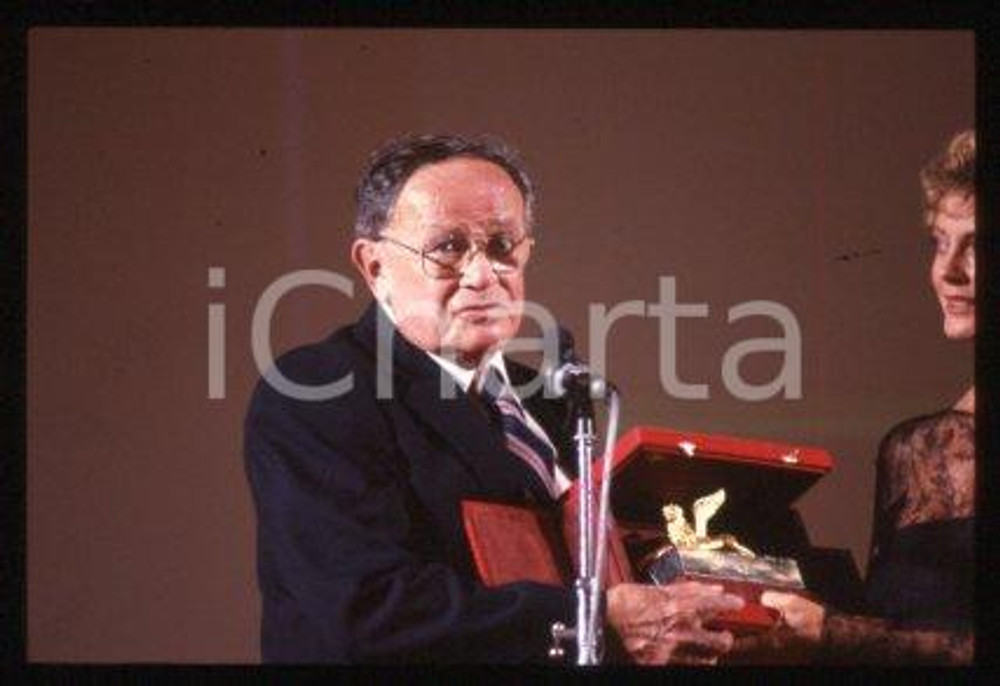 35mm vintage slide* 1987 VENEZIA Joseph L. MANKIEWICZ and Susan SARANDON (49)