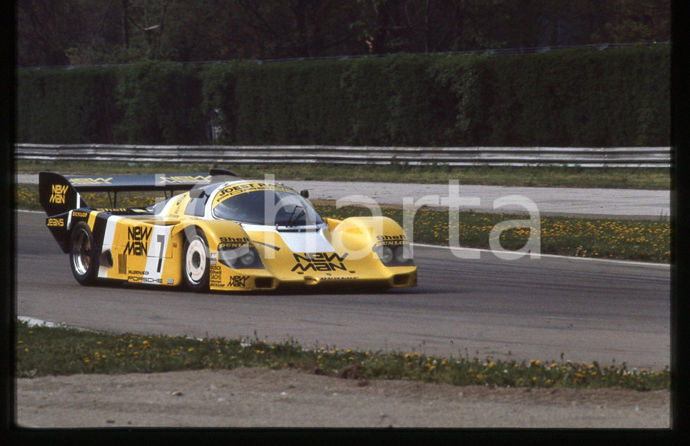 35mm vintage slide* 1985 1000 KM MONZA PORSCHE 956 New Man Joest Racing - Gara