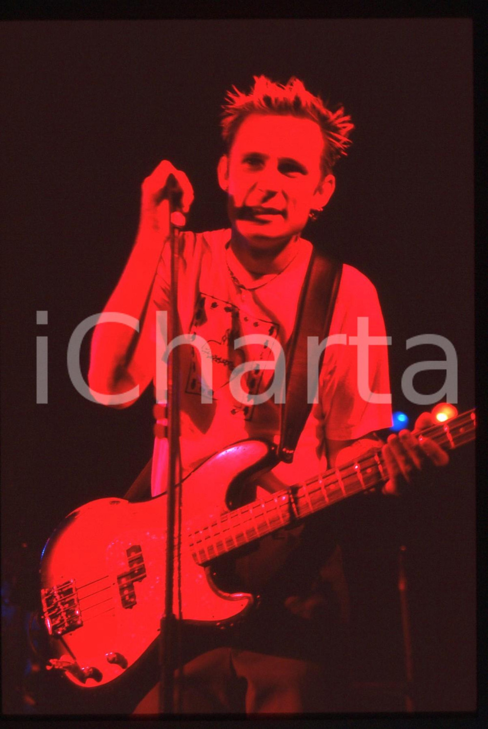35mm vintage slide* 1997 MUSICA Mike DIRNT dei GREEN DAY "Nimrod Tour" (9)