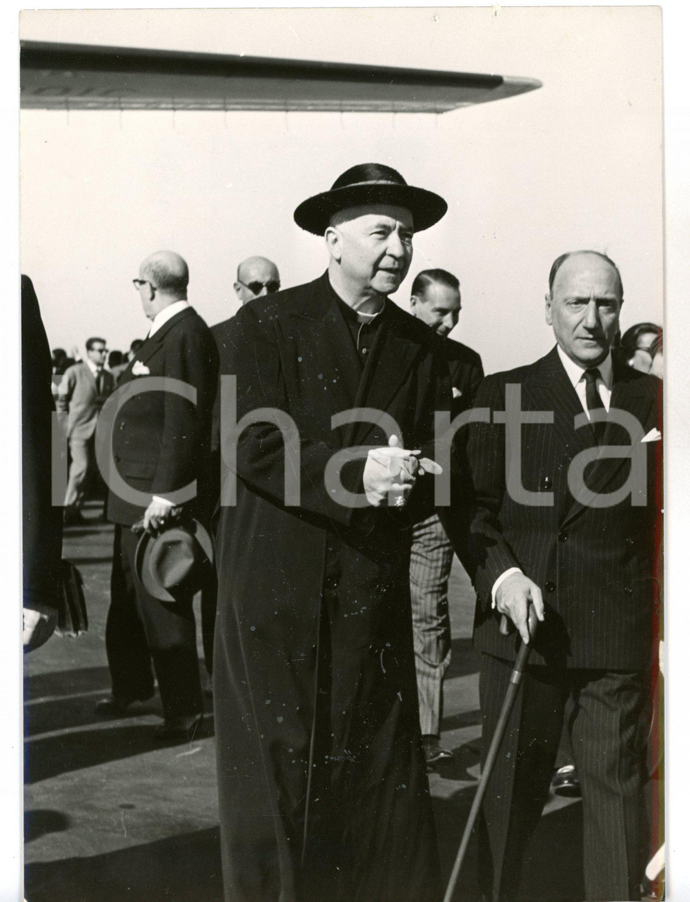1958 ROMA - CONCLAVE Arrivo di Manuel GONCALVES CEREJEIRA patriarca di LISBONA