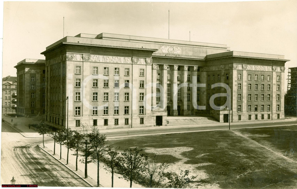 Fotografia d epoca originale 1931 KATOWICE PL Veduta del palazzo del VOIVODA Fotografia 1
