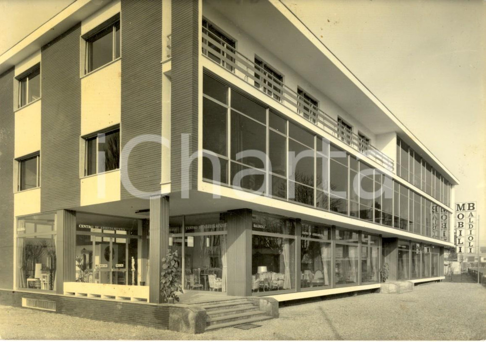 Cartolina originale da collezione 1950 ca MONTALTO DORA TO Centro Arredamento BALDIOLI  Mobili Cartolina FG NV 1
