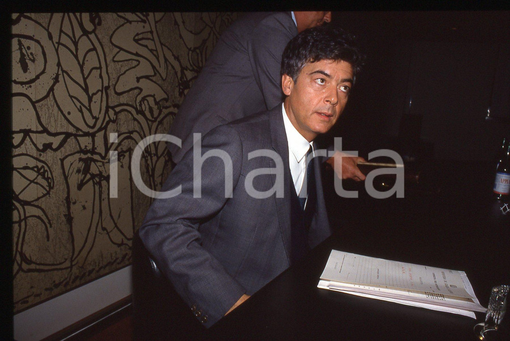 35mm vintage slide* 1991 ca Claudio MARTELLI Conferenza Ministero Giustizia (15)