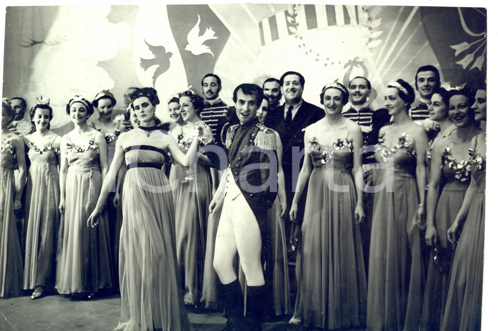 Fotografia d epoca originale 1938 MILANO Teatro MANZONI Dino FALCONI in  E  arrivato un bastimento 1