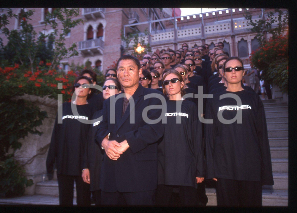 35mm vintage slide* 2000 LIDO DI VENEZIA Takeshi KITANO presenta film BROTHER 8