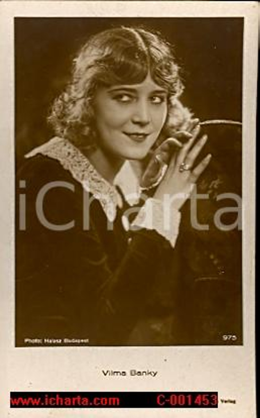 Cartolina originale da collezione 1928 VILMA BANKY - Cartolina FP VG 1