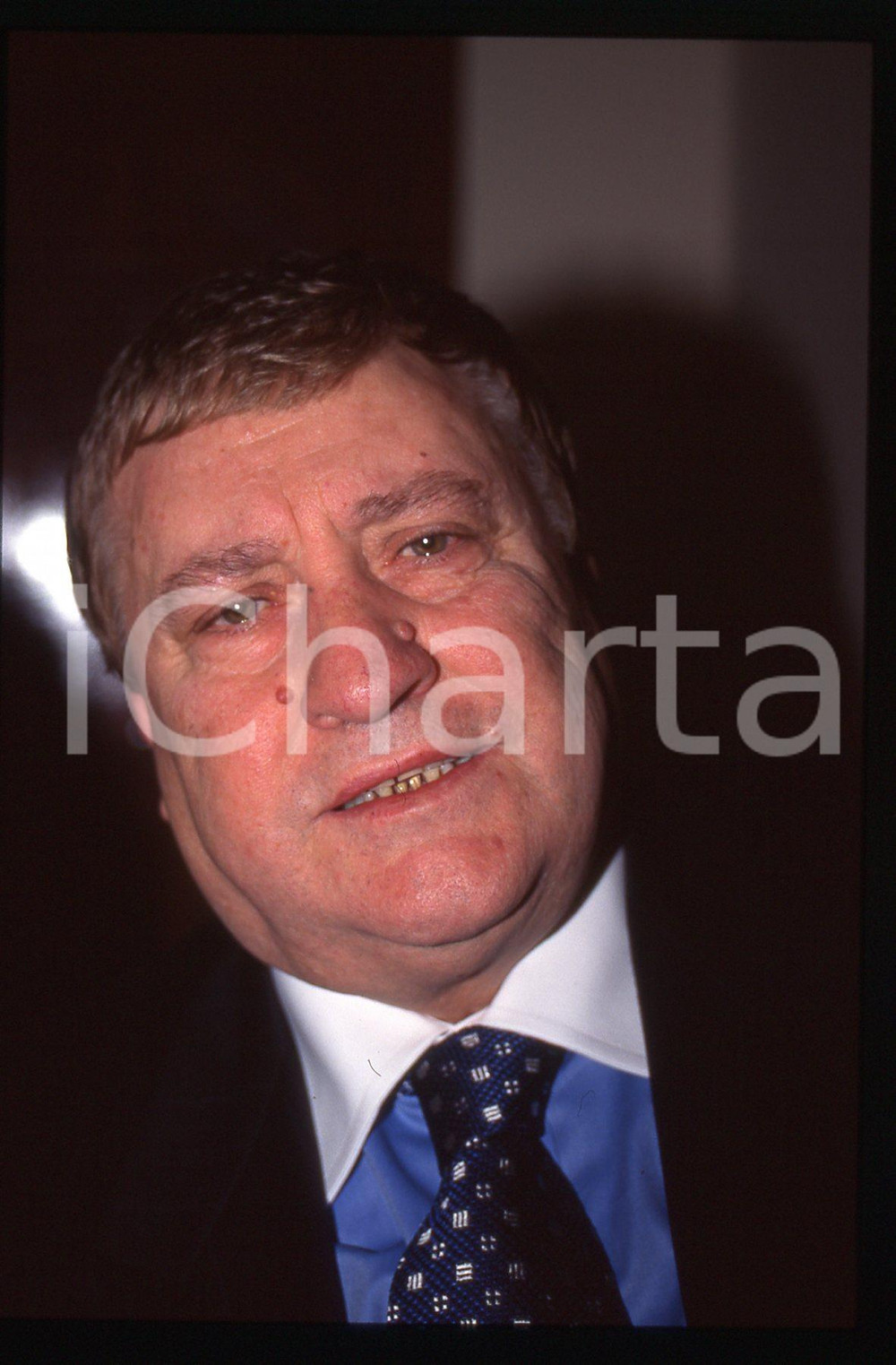 35mm vintage slide* 1995ca ITALIA COSTUME Mario MEROLA Ritratto del cantante 19