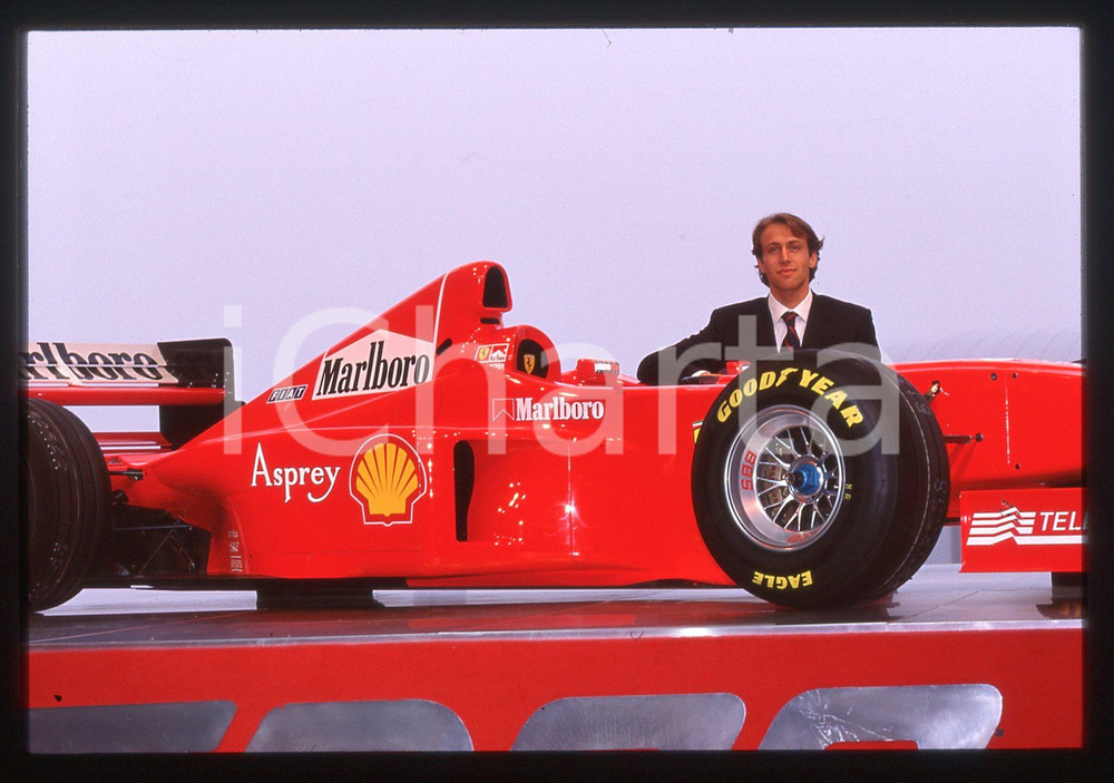 35mm vintage slide* 1998 MARANELLO Luca BADOER Presentazione FERRARI F300