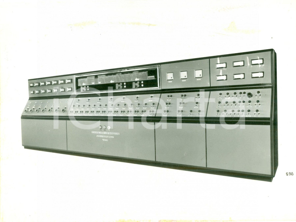 Materiale pubblicitario d’epoca 1960 MILANO Telemeccanica Elettrica Impianto di controllo Scheda fotografica 1
