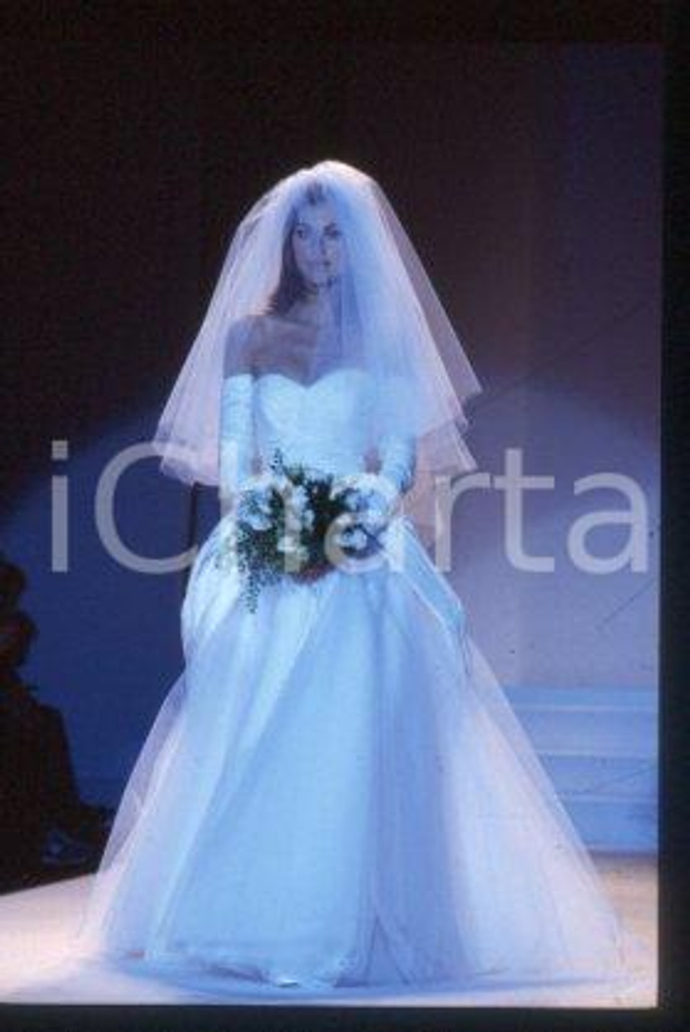 Tasha De VASCONCELOS - MILAN Fashion ROCCO BAROCCO 1998 * 35 mm vintage slide 26