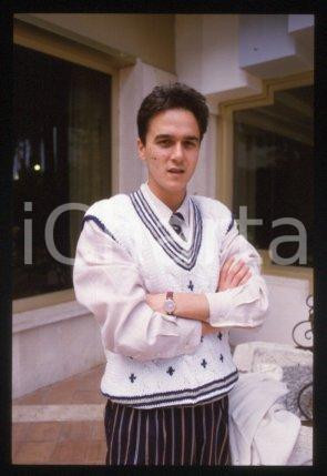 35mm vintage slide* 1985 ca MUSIC Italian singer-songwriter Michele PECORA (5)