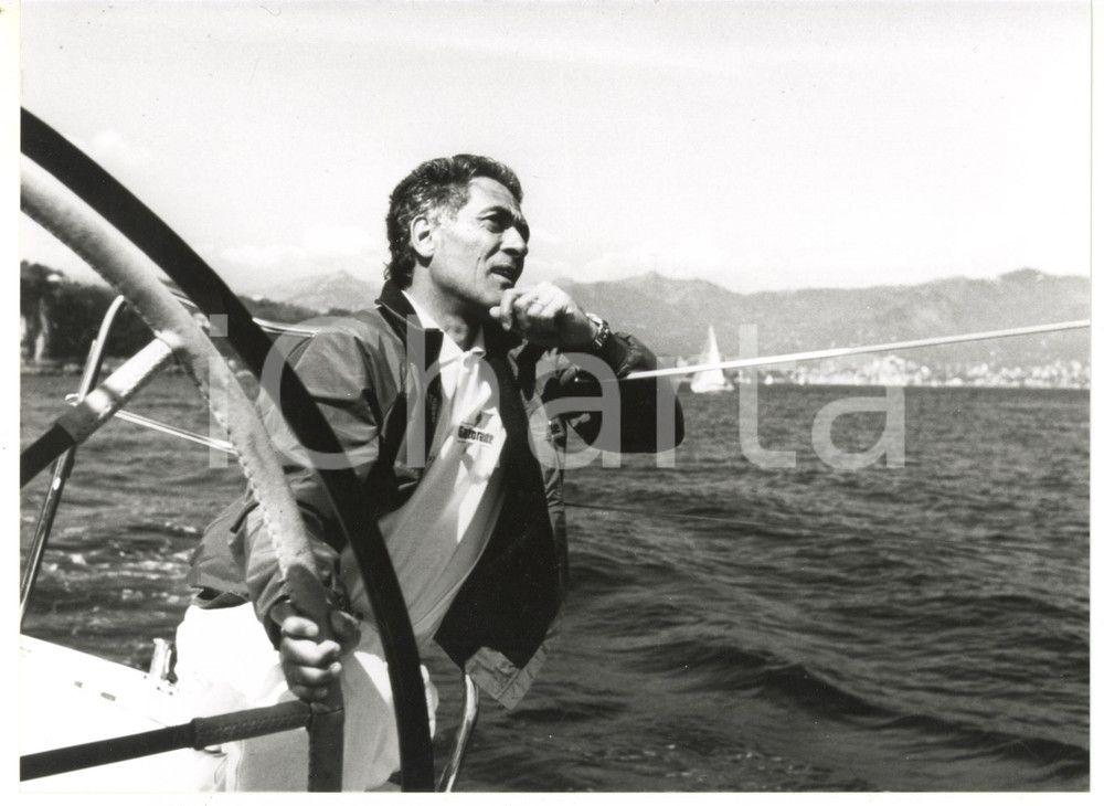 1990 ca GATORADE Giro del mondo in barca a vela - Giorgio FALCK al timone *Foto