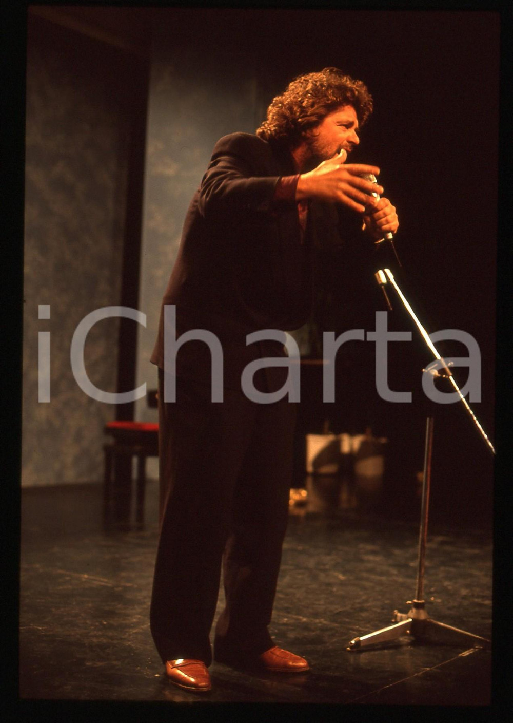 35mm vintage slide* 1991 SAINT-VINCENT Festival della Satira Beppe GRILLO (6)