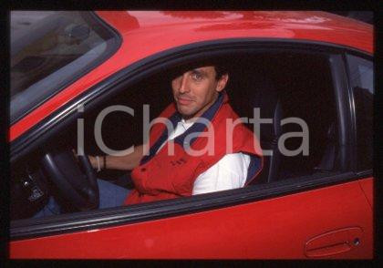 35mm vintage slide* 1994 ca SAN REMO Daniel DUCRUET in the car (89)