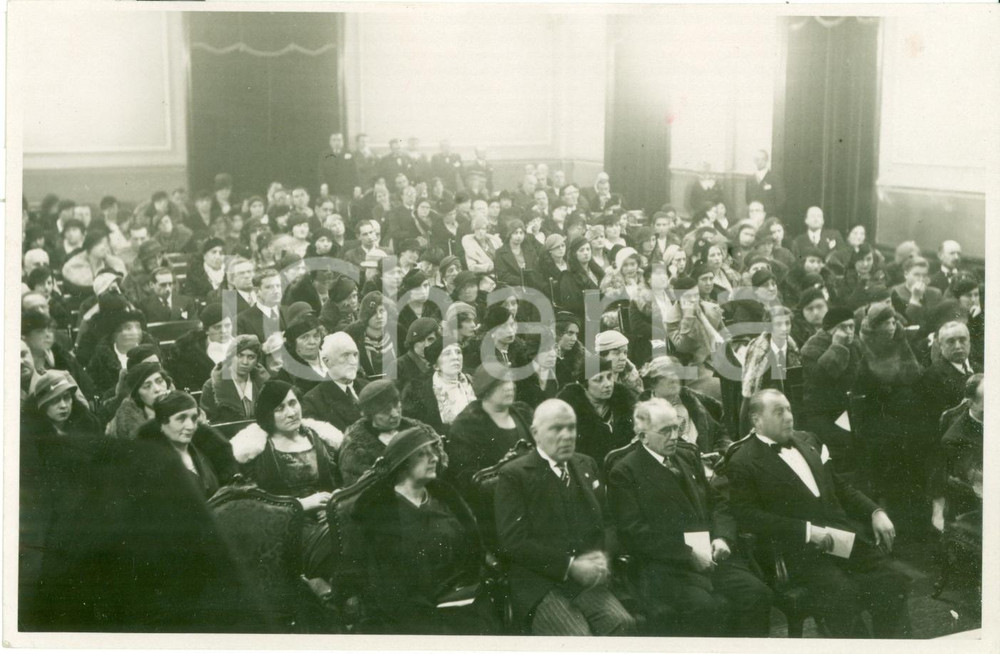 Fotografia d epoca originale 1933 MILANO TEATRO LITTA Serata Dopolavoro Ferroviario Donne artiste Fotografia 1