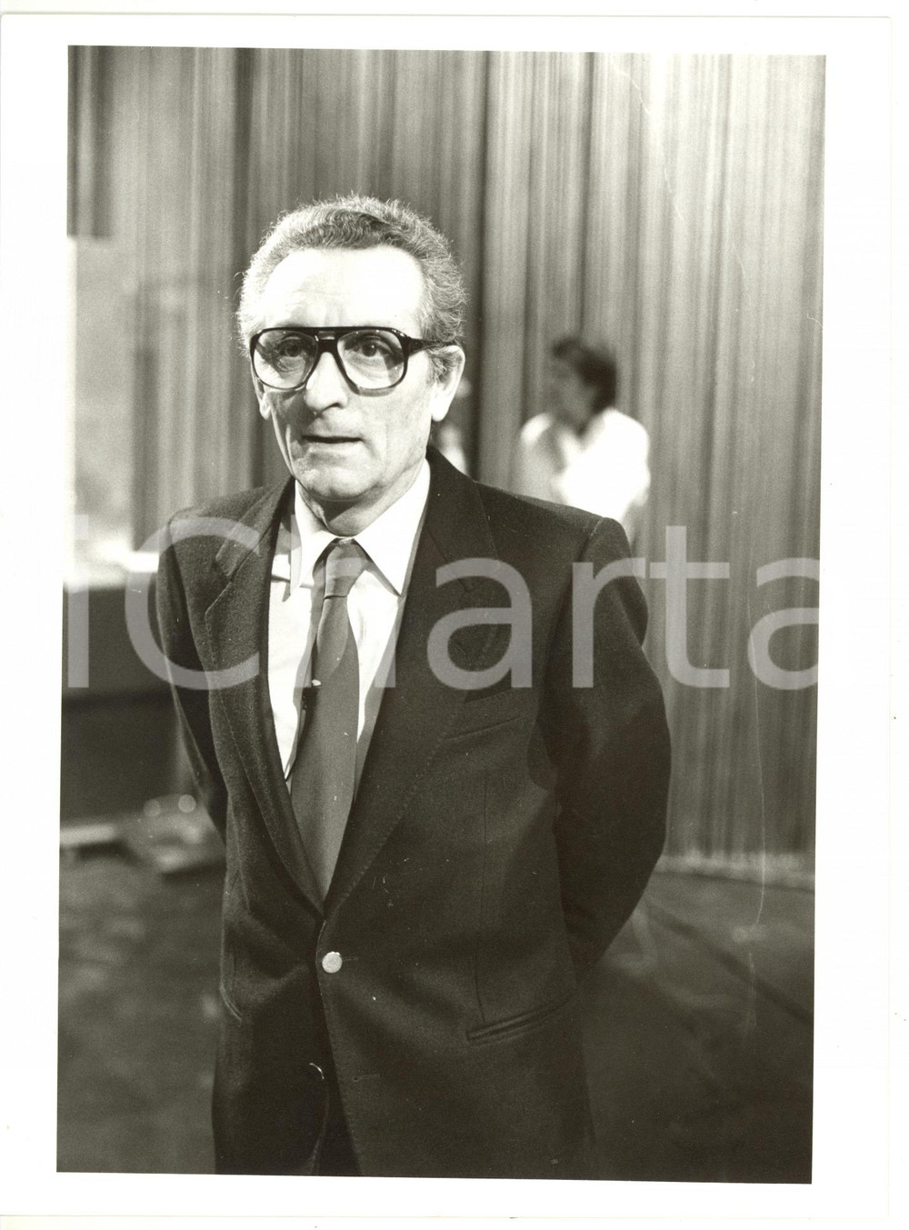 1985 ca ROMA Ritratto di Salverino DE VITO ministro del Mezzogiorno - Foto