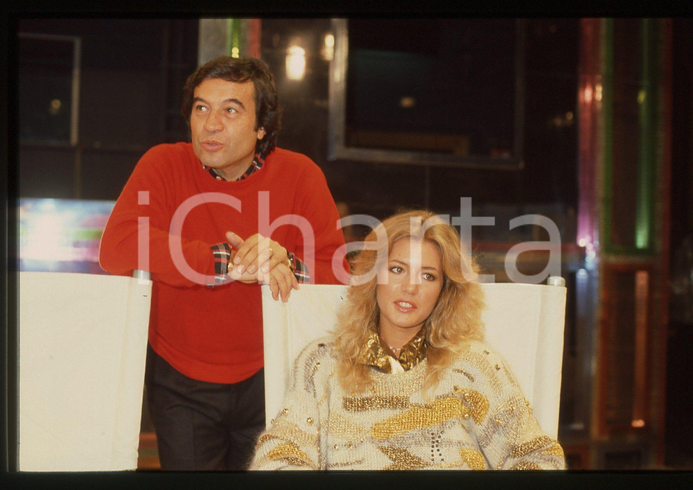 35mm vintage slide* 1983 RAI 1 TEST - Patricia PILCHARD e Fred BONGUSTO (4)
