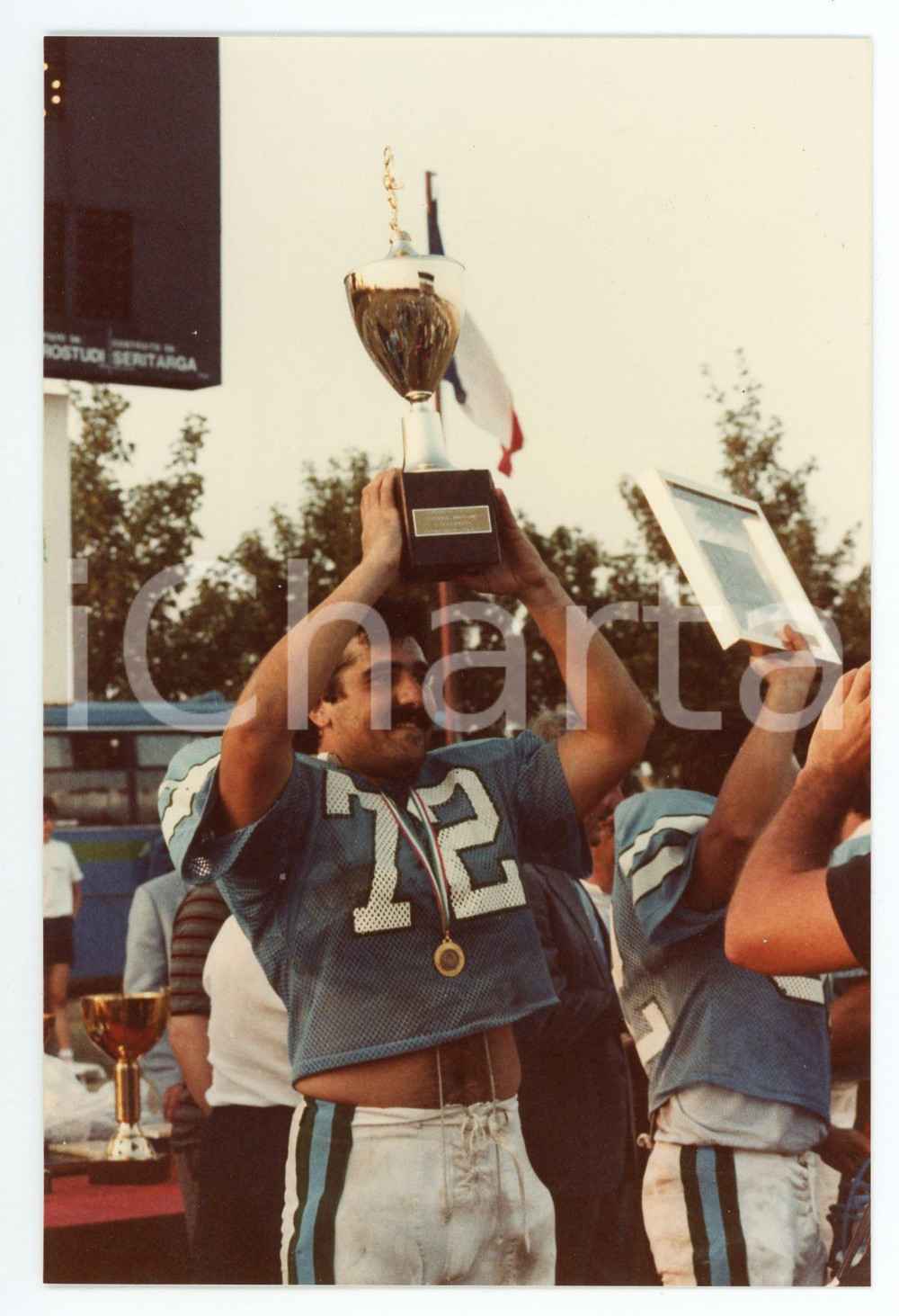 1983 CASTEL GIORGIO Sergio ANGONA Trofeo Campionato Europeo Football Americano