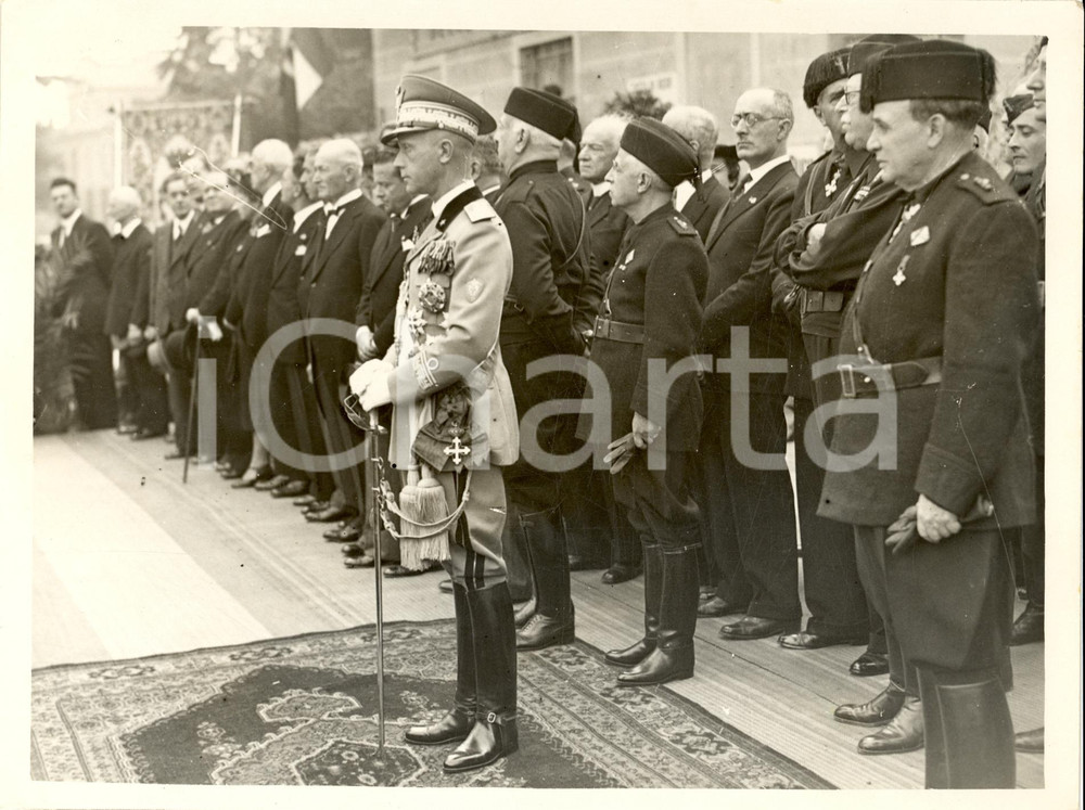 Fotografia d epoca originale 1937 DESIO Duca di BERGAMO inaugurazione della Chiesa 1