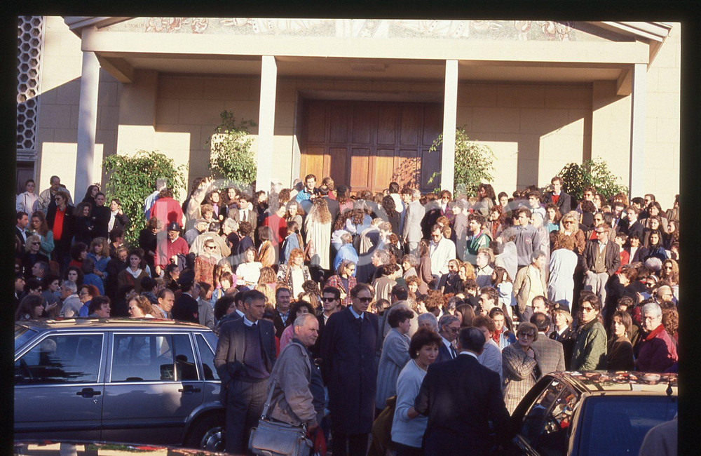35mm vintage slide* 1990 FINO MORNASCO Cerimonia funebre Stefano CASIRAGHI (6)