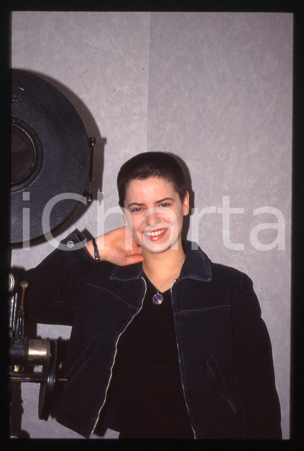 35mm vintage slide* 1997 SANREMO Silvia SALEMI Ritratto della cantante (5)