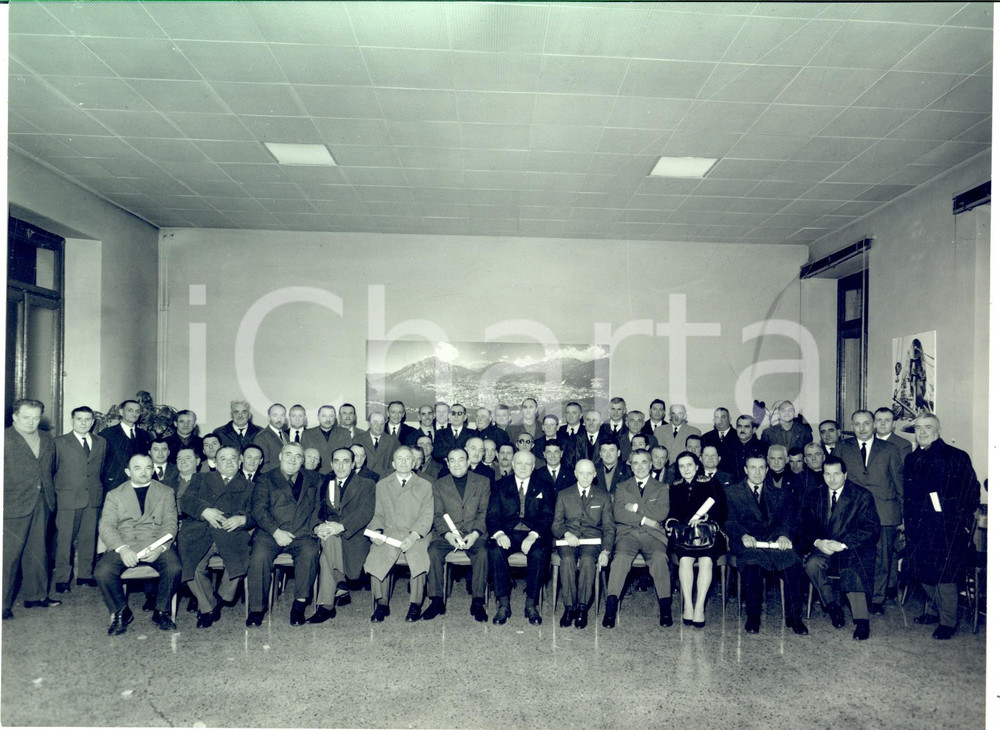 1966 LECCO Acciaieria e Ferriera CALEOTTO Premiazione dipendenti anziani (1)