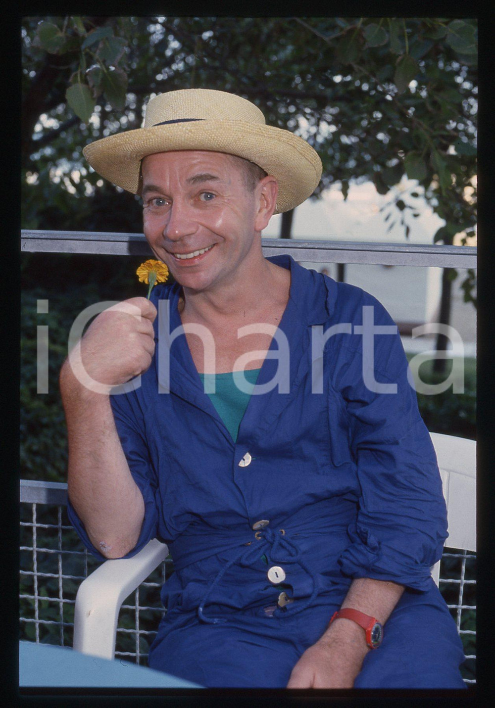 35mm vintage slide* 1987 VENEZIA Lindsay KEMP alla MOSTRA DEL CINEMA Ritratto 13