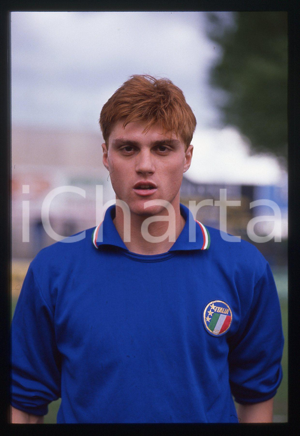35mm vintage slide* 1989 CALCIO - B ITALIA Nazionale UNDER 21 Luigi APOLLONI