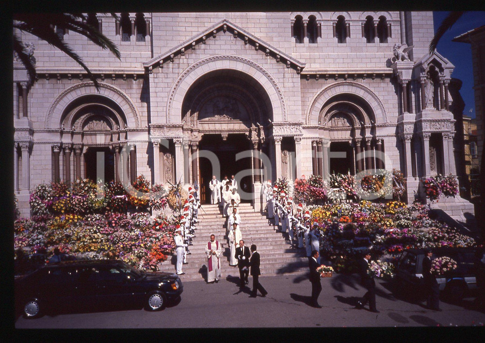 35mm vintage slide* 1990 PRINCIPATO DI MONACO Funerali di Stefano CASIRAGHI (43)