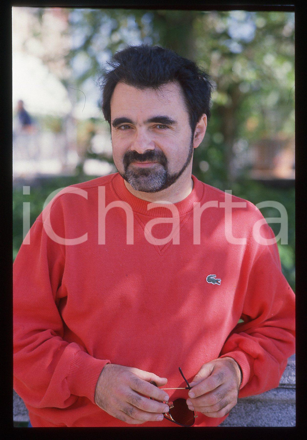 35mm vintage slide* 1986 MOSTRA DI VENEZIA Carlos SORIN Ritratto del regista (6)