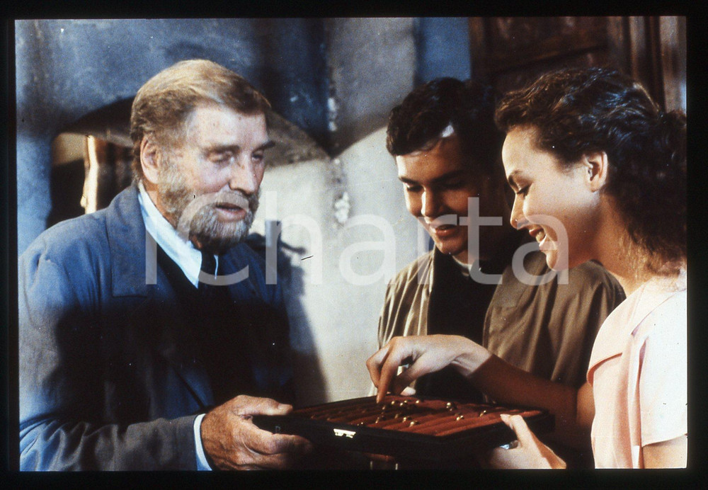 35mm vintage slide*1988 LA BOTTEGA DELL'OREFICE Burt LANCASTER Scena del film 2