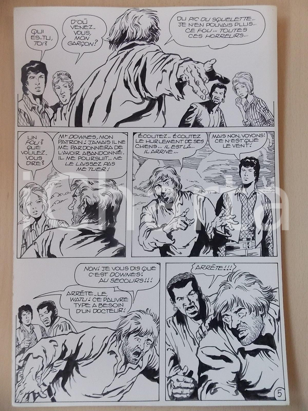 Opera d’arte autentica 1990 BILLY BOYD Ep.5 Luciano BERNASCONI Vagabondo Tavola originale 1