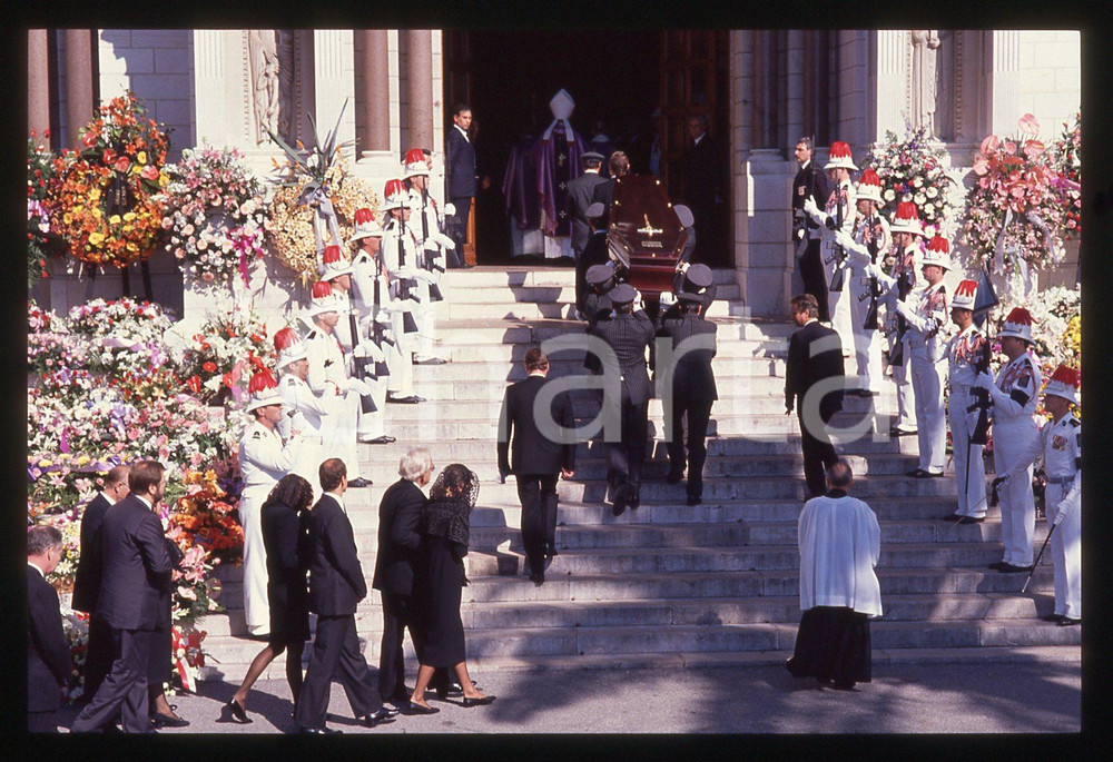35mm vintage slide* 1990 PRINCIPATO DI MONACO Funerali di Stefano CASIRAGHI (45)
