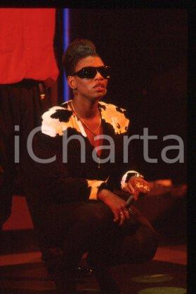 35mm vintage slide* 1990 ca ITALY American house music singer ADEVA (35)