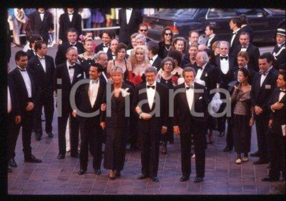 35mm vintage slide* 1989 CANNES Festival Marina VLADY Marcello Mastroianni (39)