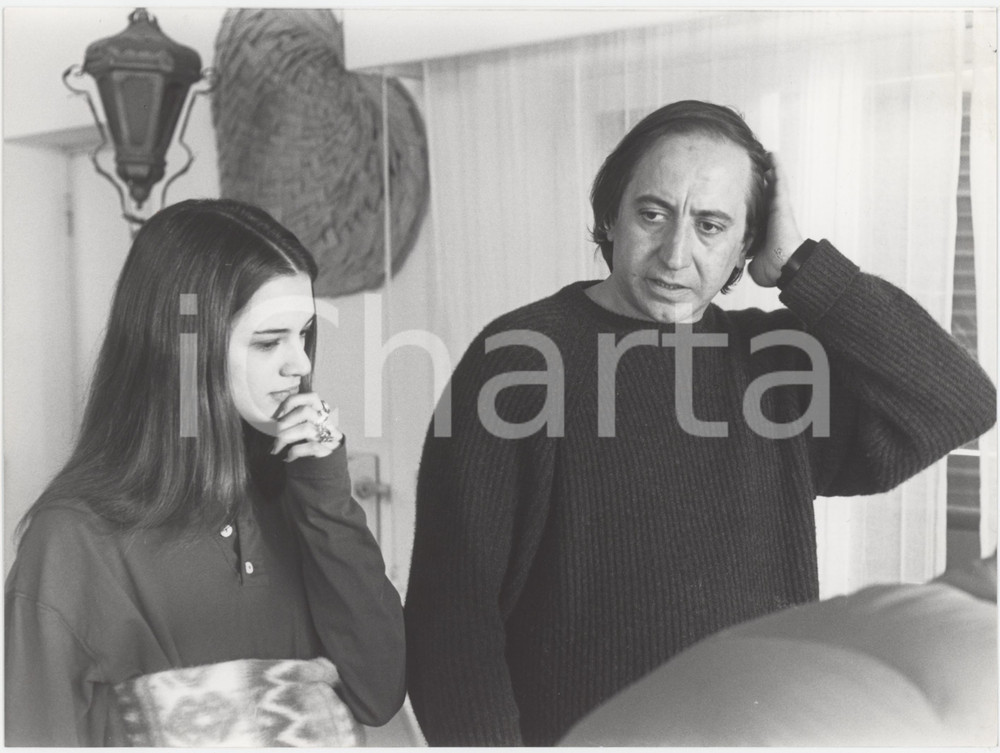 Materiale cinematografico d’epoca 1993 Condannato a nozze Asia ARGENTO Giuseppe PICCIONI sul set  Foto 24x18 cm 1