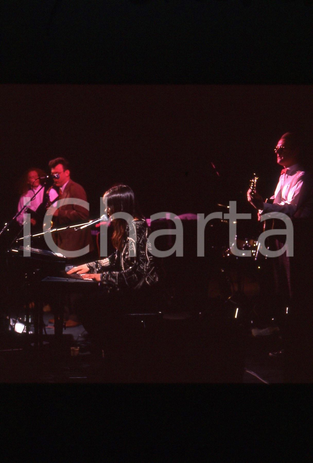 35mm vintage slide* 1991 SANREMO INTERNATIONAL Beverley CRAVEN al Palamusic (30)